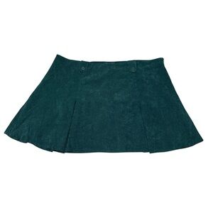 NEW. Modcloth Teal Corduroy A-Line Mini Skirt plus Size 28